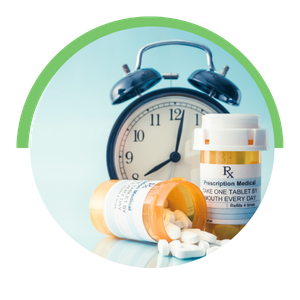 afternoon & evening medication reminders