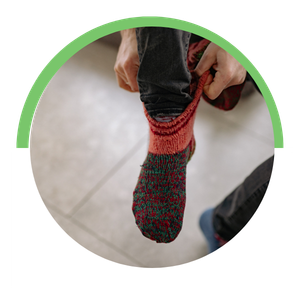 socks & footwear assistance